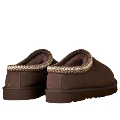 Ugg Tasman Cocoa-coloured Eather Slip-ons In Brown