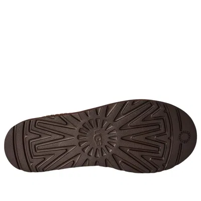 Ugg Tasman Cocoa-coloured Eather Slip-ons In Brown