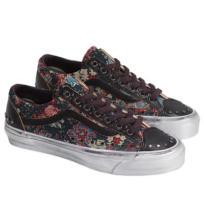 Vans Old Skool 36 Vibram Floral Rivets Sneakers In Black