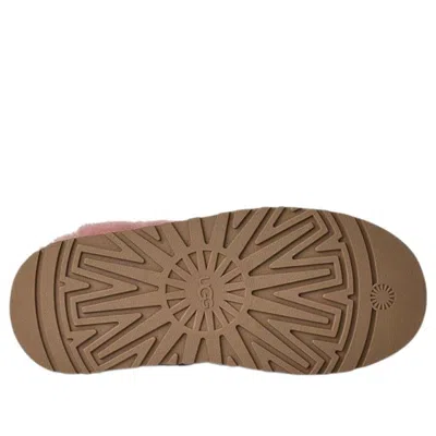 Ugg Platform Suede Flat Mules In Multi