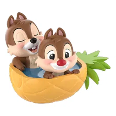 Pop Mart Disney Chip 'n Dale Fun Loving Brother Series Figures 'pineapple Pool' In Multi