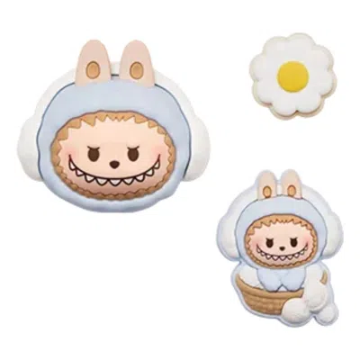 Pop Mart Pop Bean Fluffy And Cozy Decorative Charm 'labubu Toasty Snow Baby' In Multi