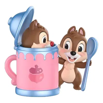 Pop Mart Disney Chip 'n Dale Fun Loving Brother Series Figures 'tea Cup Hiding Kitten' In Multi