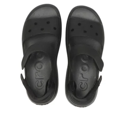 Crocs Soho Y-strap Platform Sandals In Black
