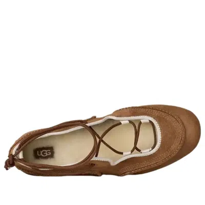 Ugg Quill Ballet Sneakers In Brown