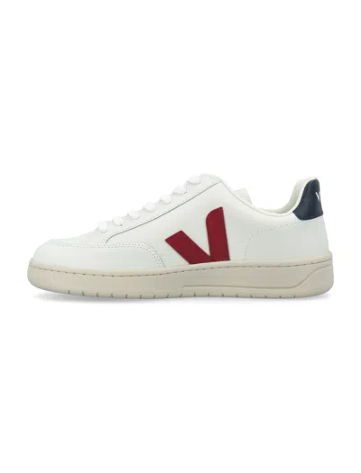 Veja White Leather Sneakers In White