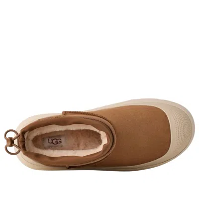 Ugg Cl Ultra Mini Weathe Ankle Boots In Leather Color Suede In Brown