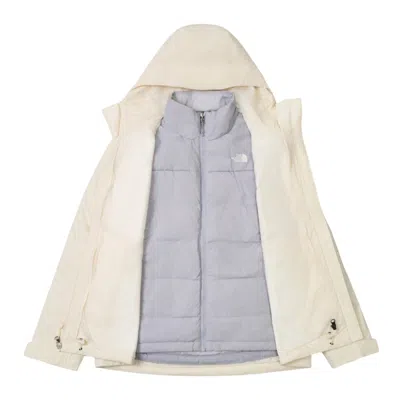 The North Face (wmns)  Dryvent Waterproof 3-in-1 Jacket 'white Dune Blue Flax' In Neutral
