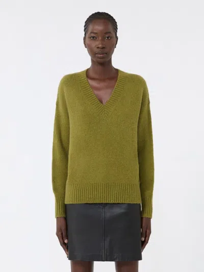Weekend Max Mara Green Visita Sweater In Green