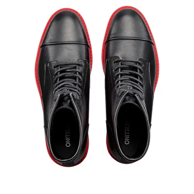 Onitsuka Tiger The Onitsuka Lace-up Boot 'black Classic Red'