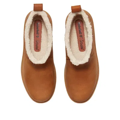 Timberland Ankle Boots With Lug Sole And Pull Tab In Brown