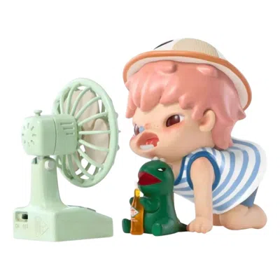 Pop Mart Hirono Figurine At The Pts International Toy Show 'summer Breeze' In Multi