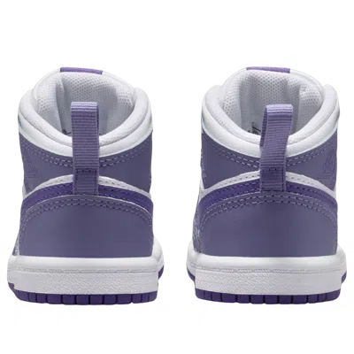 Jordan (td) Air  1 Mid 'dusty Amethyst White Court Purple' In Blue