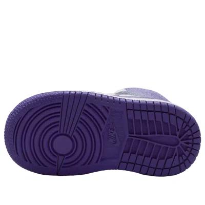 Jordan (td) Air  1 Mid 'dusty Amethyst White Court Purple' In Blue