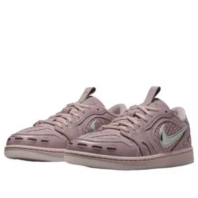 Jordan (wmns) Air  1 Low Method Of Make 'particle Rose Metallic Silver' In Pink