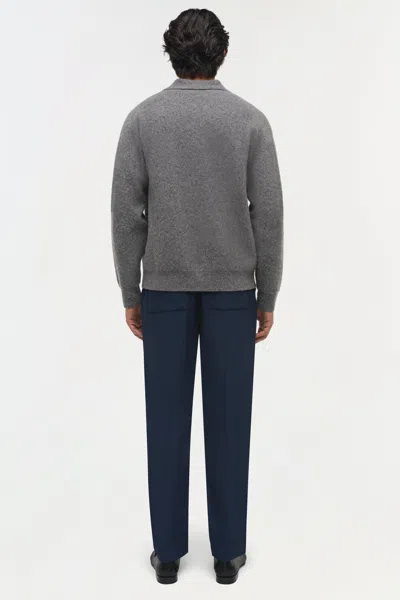 Simkhai Men's Knitted Richie Cashmere Blend Cardigan In Heather Grey In Gray