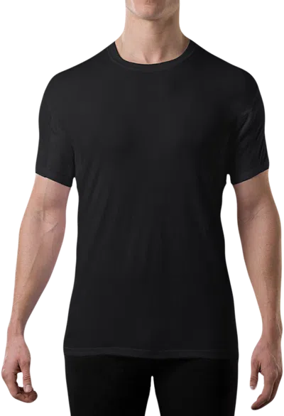 Thompson Tee Sweatproof Crewneck Undershirt In Black