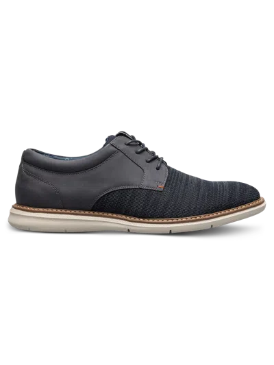 Nunn Bush Chase Knit Plain Toe Oxfords In Blue