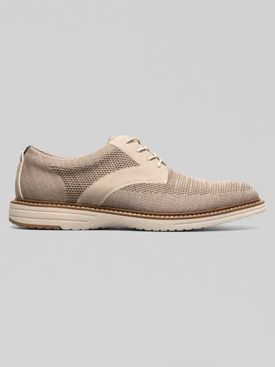 Nunn Bush Griff Knit Plain Toe Oxfords In Nude