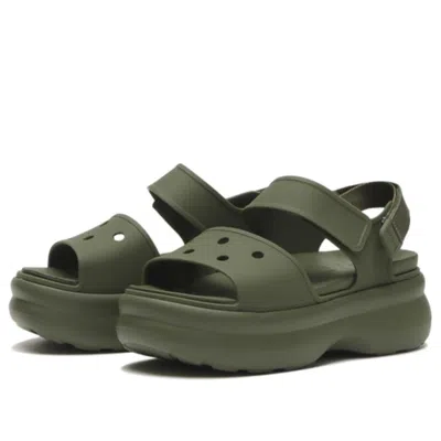 Crocs Soho Y-strap Sandal In Green