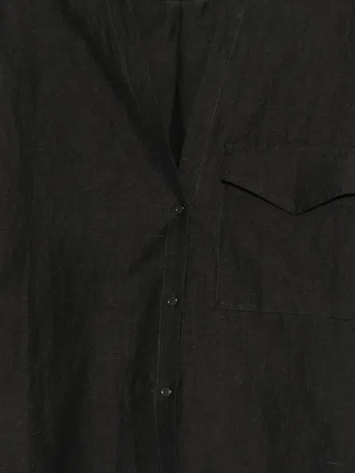 Christian Wijnants Tariez V-neck Shirt In Black