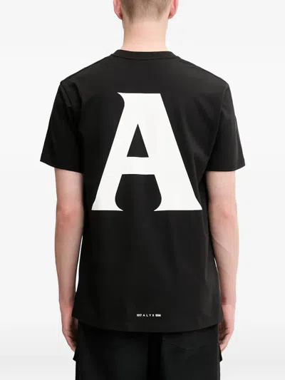 Alyx A-graphic T-shirt In Black