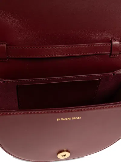 By Malene Birger Cebelli Leather Tote Bag In Burgundy