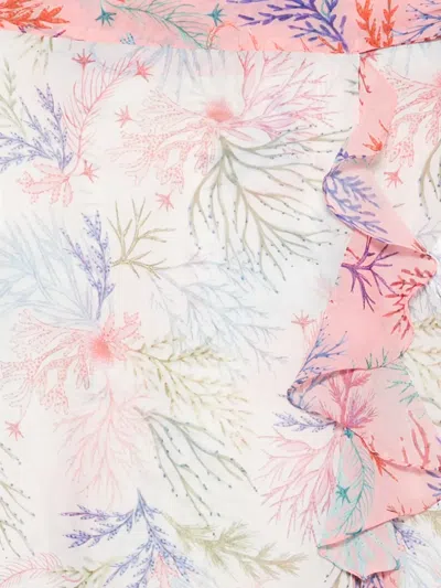 Patbo Ruffled Seaweed Sarong In Pink