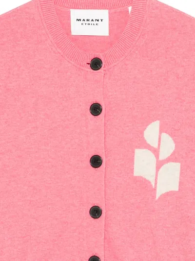 Isabel Marant Étoile Newton Cardigan In Pink