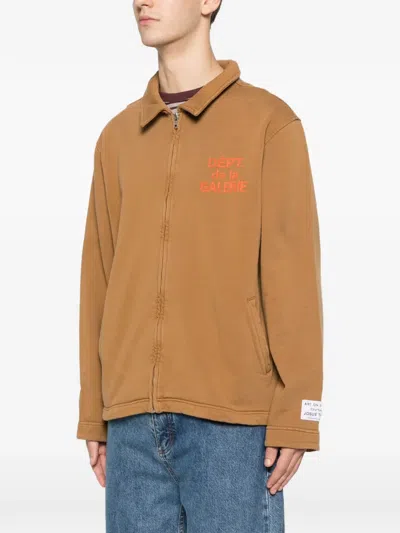 Gallery Dept. Long-sleeved Casual Jacket In Brown