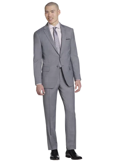 Joe Joseph Abboud Slim Fit Wool Blend Men's Suit In Gray