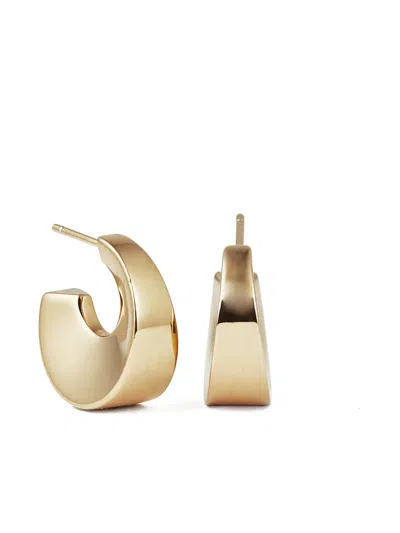 Otiumberg Arc Chunky Hoop Earrings In Gold
