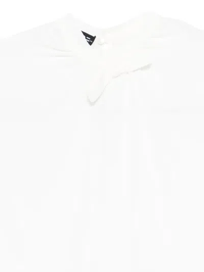 Drhope Bow Shirt In White