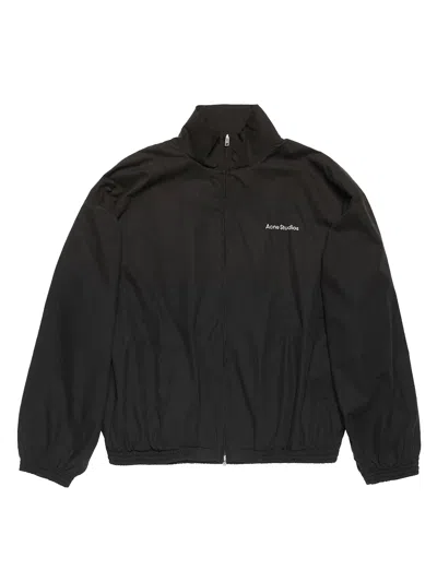 Acne Studios Logo Jacket In Black