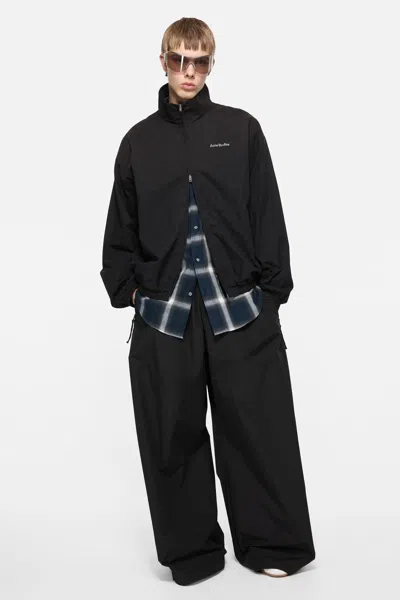 Acne Studios Logo Jacket In Black