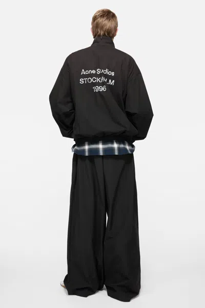 Acne Studios Logo Jacket In Black