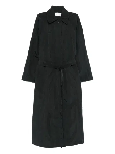 Christian Wijnants Catalan Belted Coat In Black