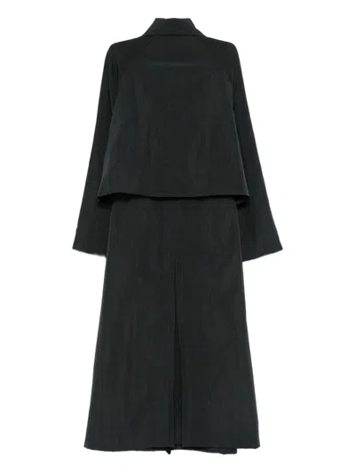 Christian Wijnants Catalan Belted Coat In Black