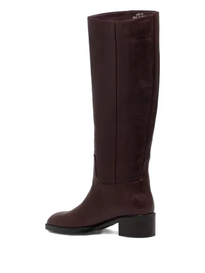 Jeffrey Campbell Lada Knee-high Boots In Red