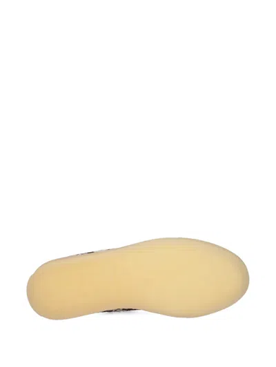 Copenhagen Patterned Lace-up Sneakers In White