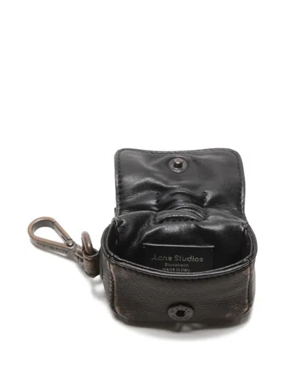 Acne Studios Multi-pocket Headphones Case In Black