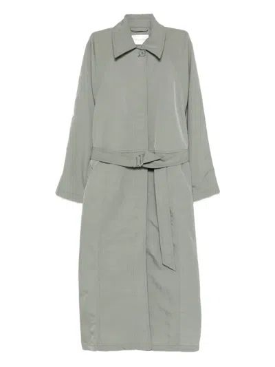 Christian Wijnants Catalan Belted Coat In Green