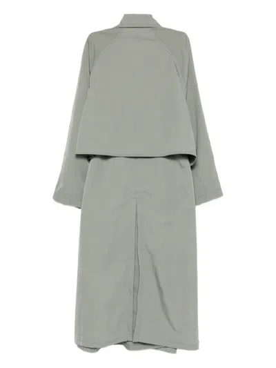 Christian Wijnants Catalan Belted Coat In Green