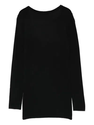 Lisa Yang Amalea Cotton And Cashmere Sweater In Black