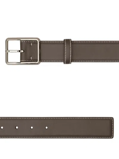 Tod's Square Buckle Basic Belt In Black