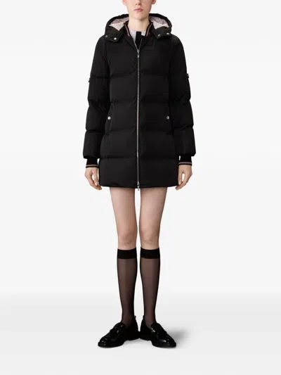 Thom Browne Zip-up Padded Coat In Blue