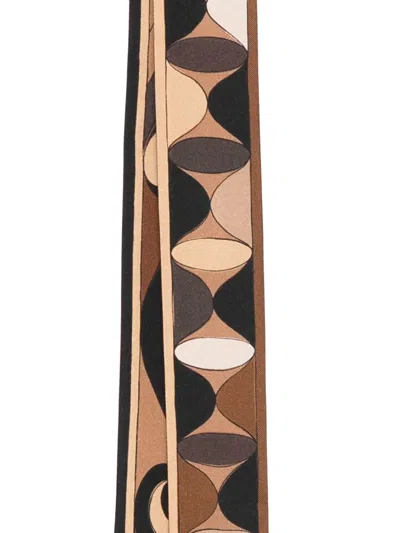 Pucci Manuba And Moirè-print Silk Scarf