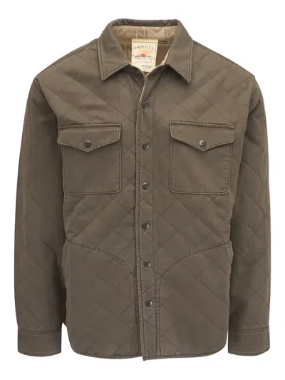 Faherty Doug Good Feather Reversible Jacket In Blue