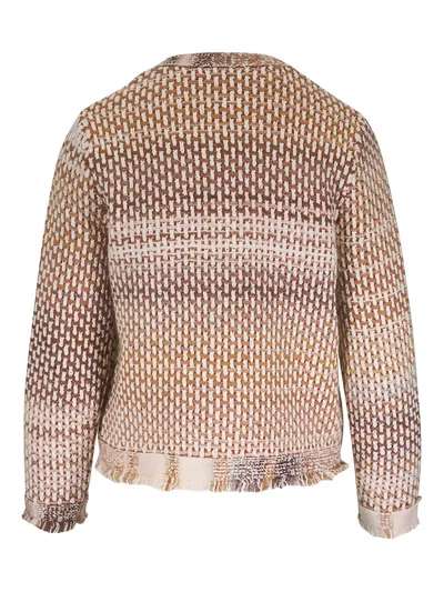 Veronica Beard Sariyah Buttoned Jacket In Brown