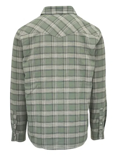 Ag Checked Snap-button Shirt In Multi